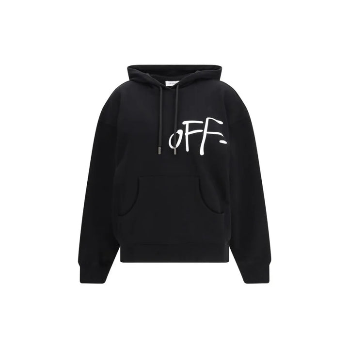 Off-White Black Cotton Sweatshirt