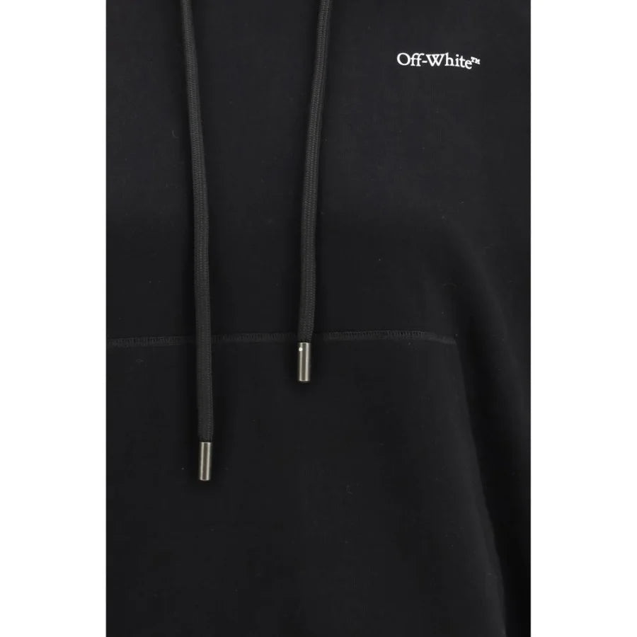 Off-White Black Cotton Sweatshirt