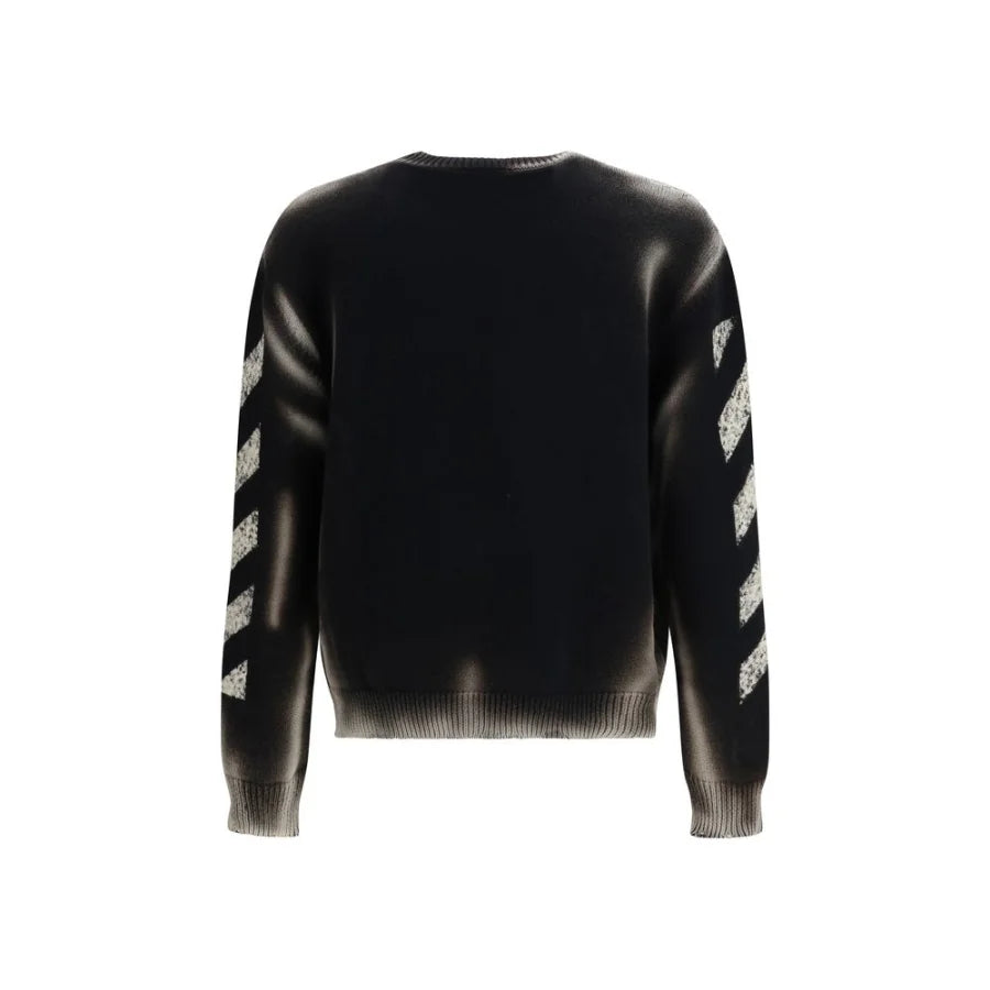 Off-White Black Cotton Sweatshirt