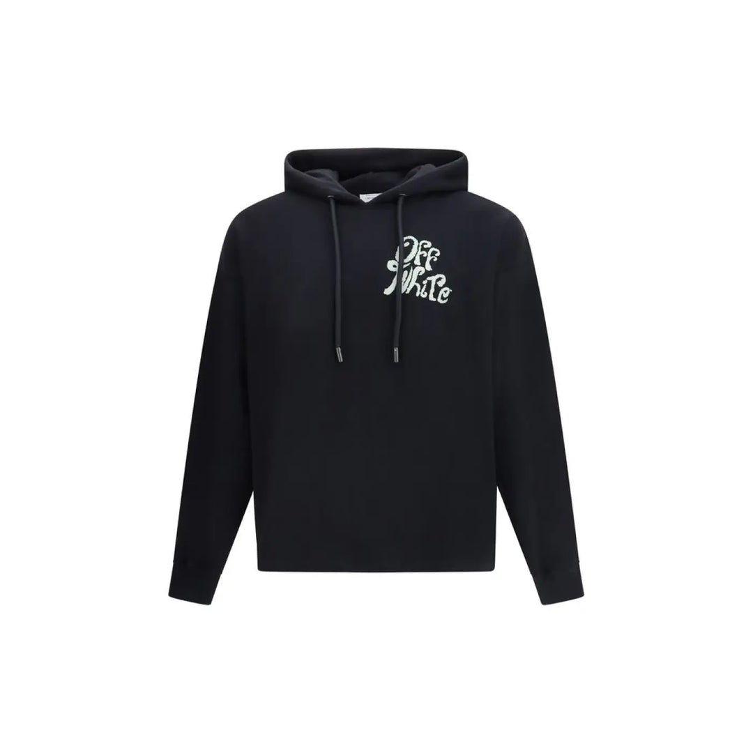Off-White Black Cotton Sweatshirt