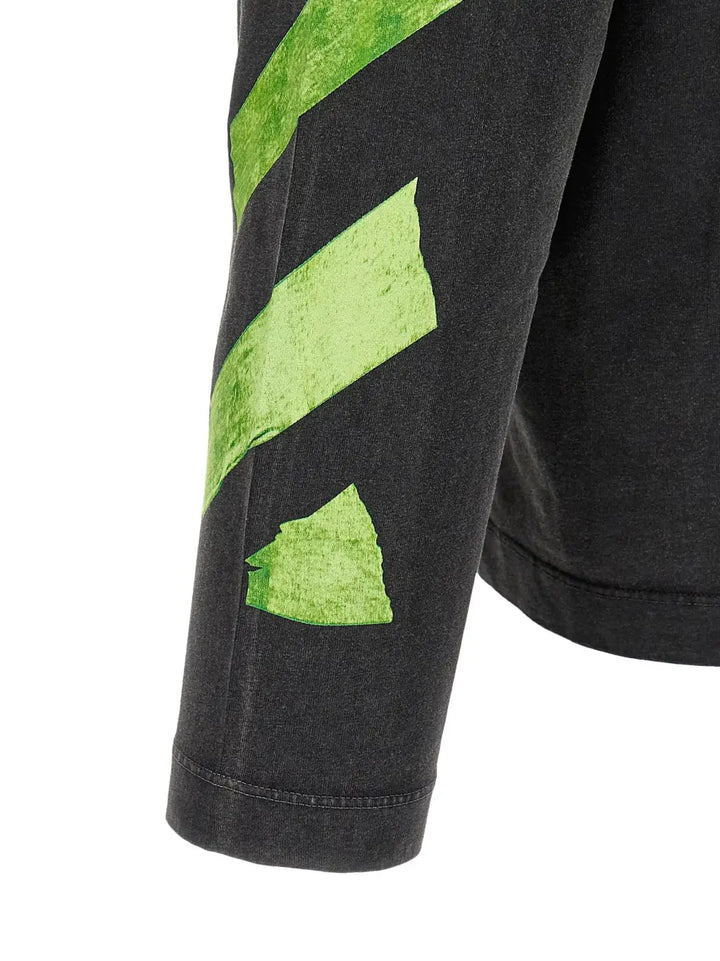 Off-white Black Cotton T-shirt