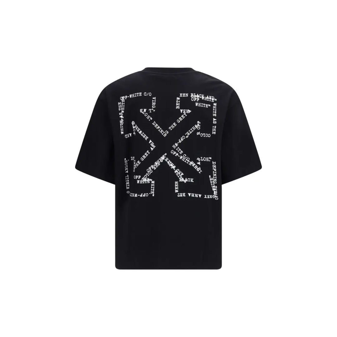 Off-white Black Cotton T-shirt