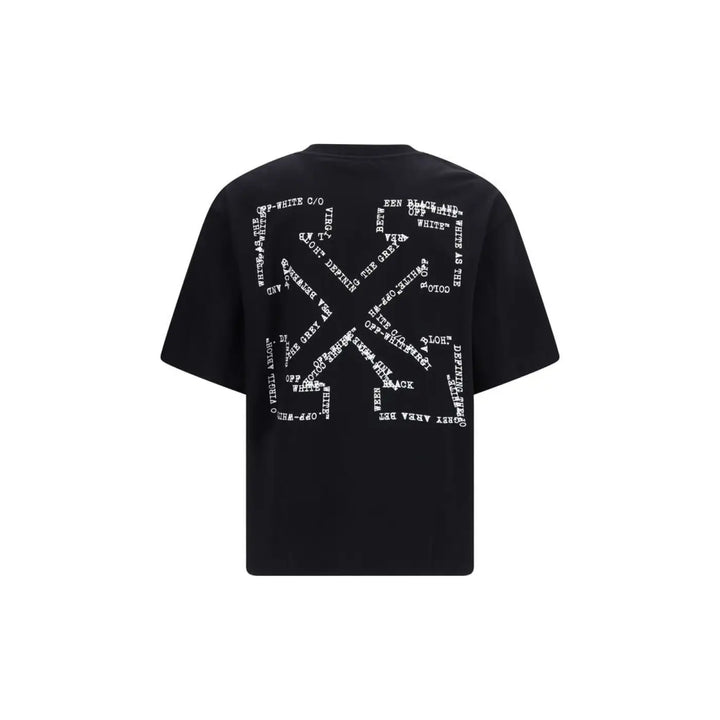 Off-white Black Cotton T-shirt