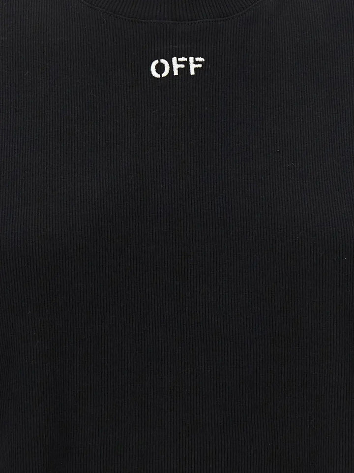 Off-white Black Cotton T-shirt