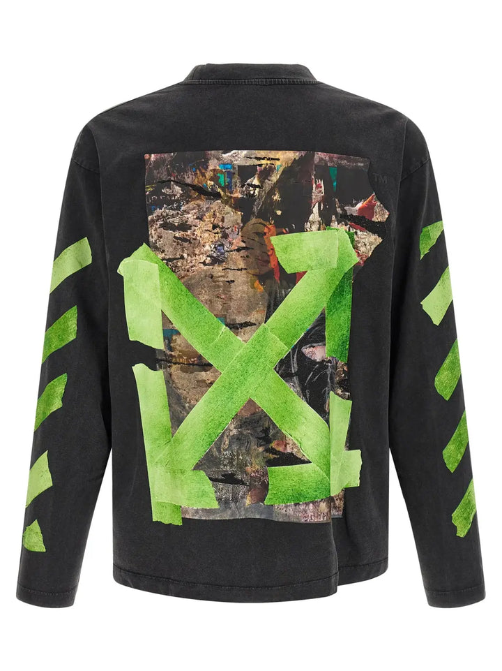 Off-white Black Cotton T-shirt