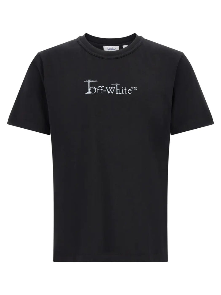 Off-white Black Cotton T-shirt