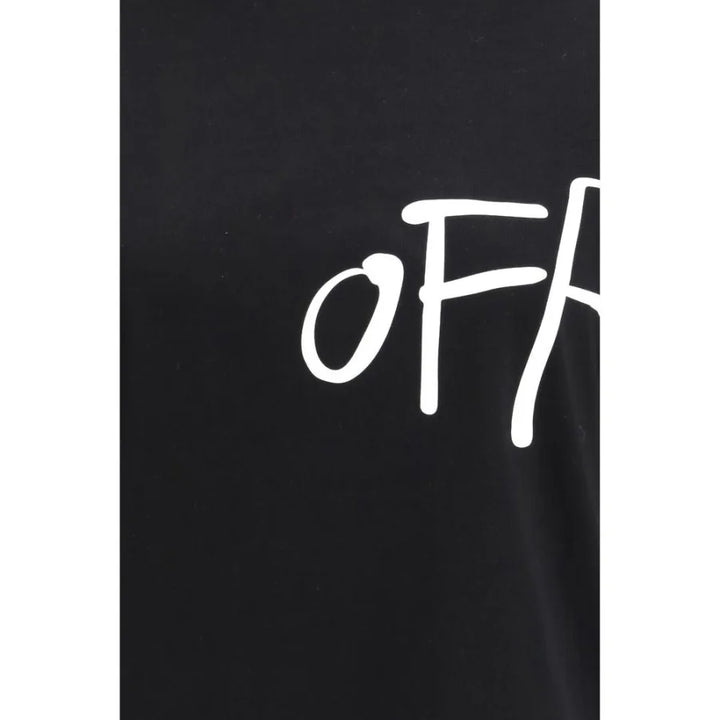 Off-White Black Cotton T-Shirt