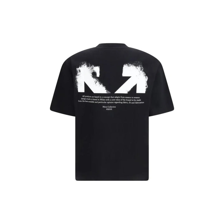 Off-White Black Cotton T-Shirt