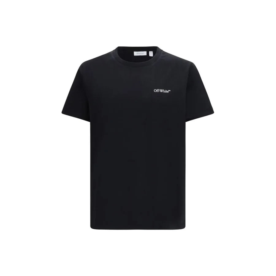 Off-White Black Cotton T-Shirt