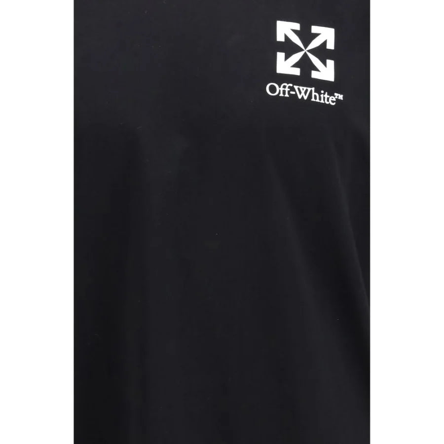 Off-White Black Cotton T-Shirt