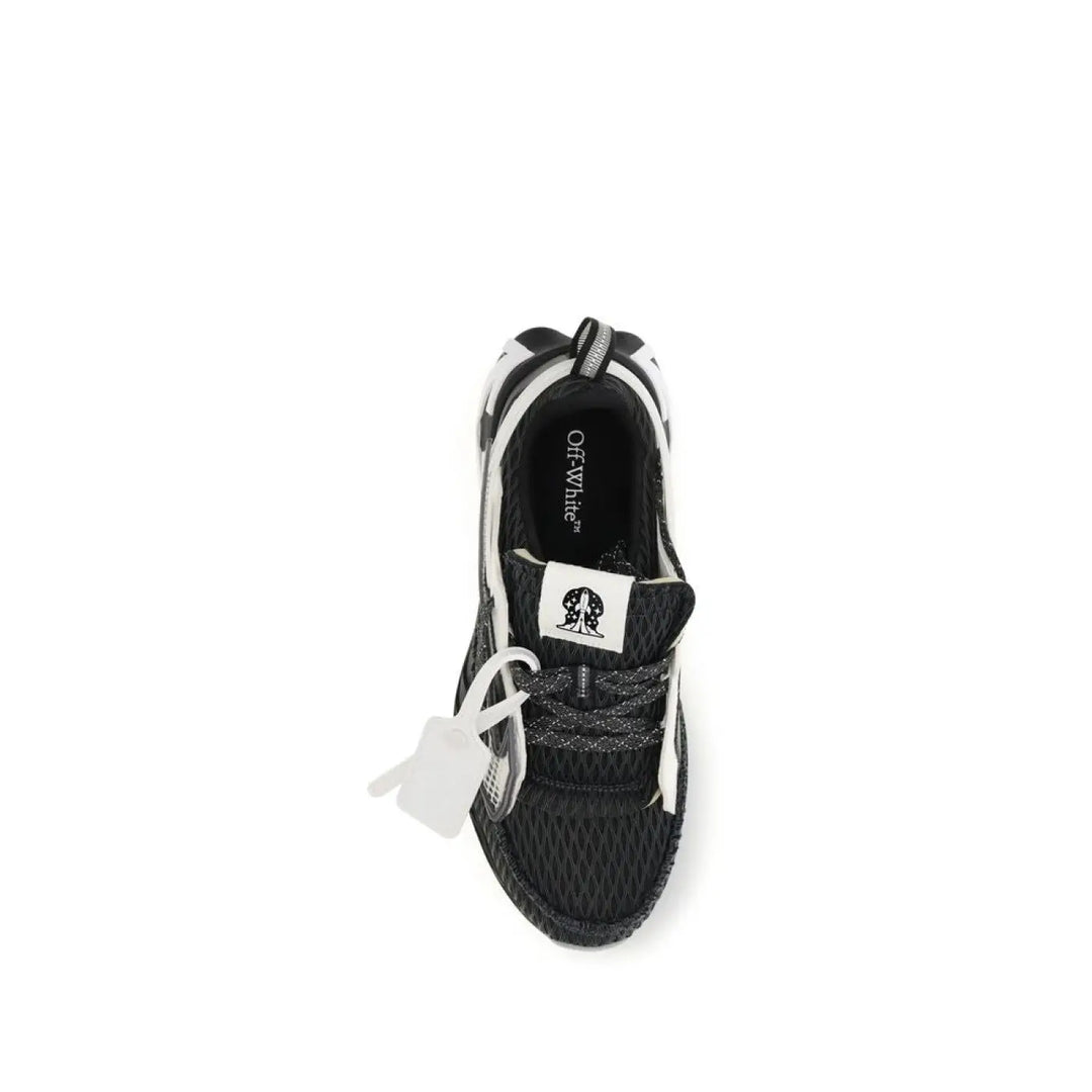 Off-white Black Polyester Athletic Sneakers