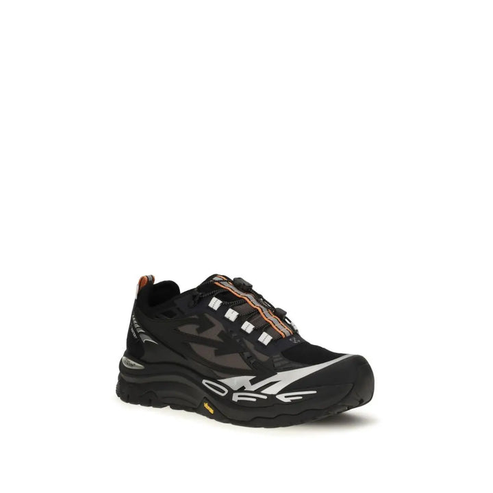 Off-white Black Polyester Athletic Sneakers