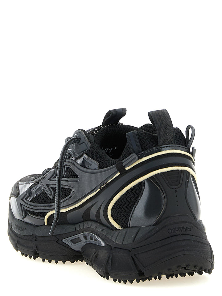 Off-white Black Polyethylene Athletic Sneakers