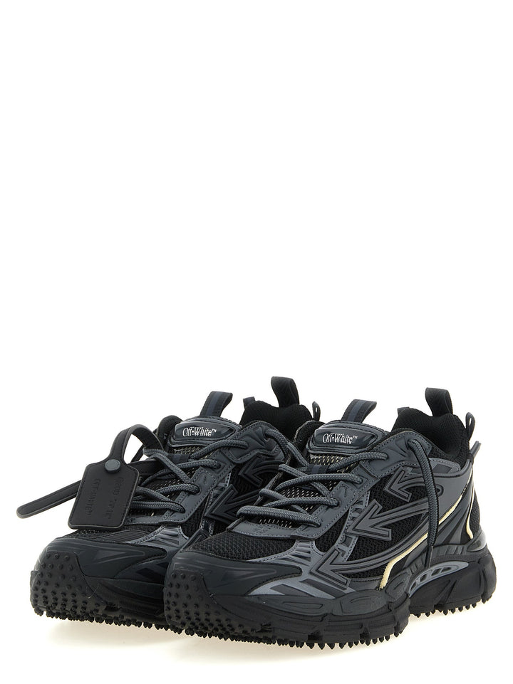 Off-white Black Polyethylene Athletic Sneakers