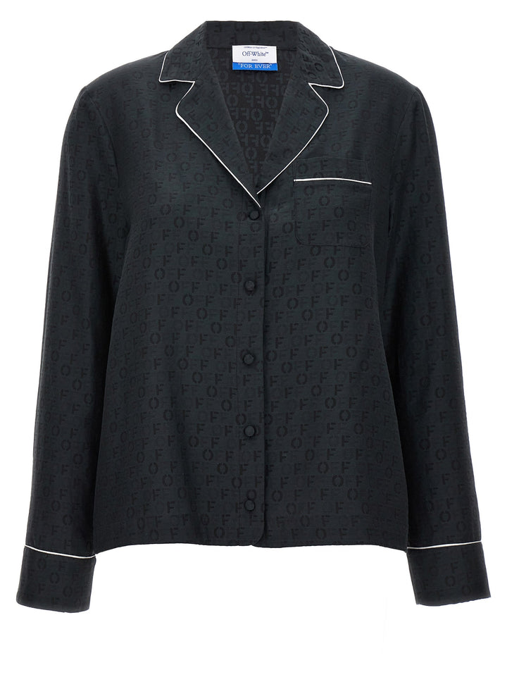 Off-white - Women’s Black Silk Blouse