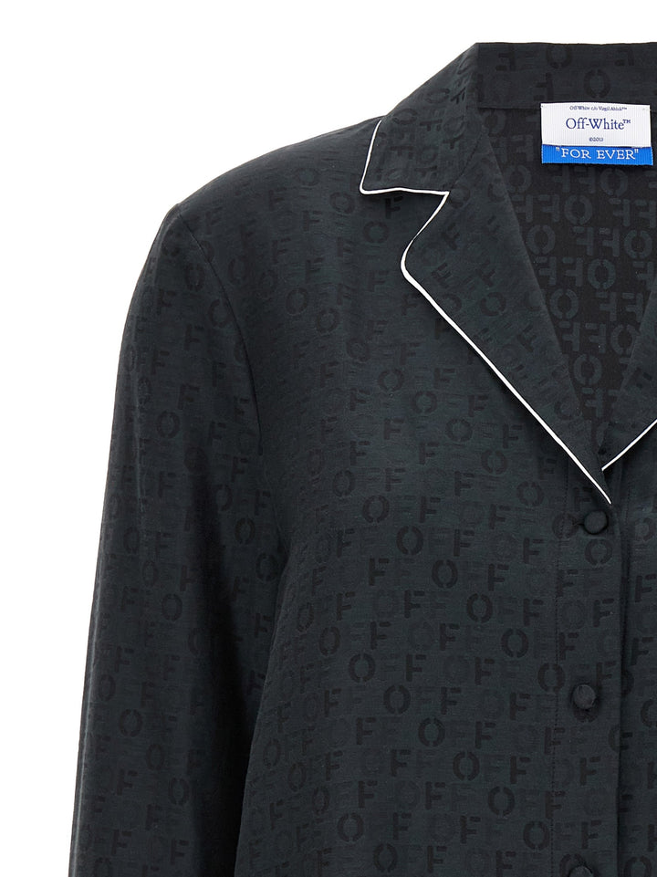Off-white - Women’s Black Silk Blouse