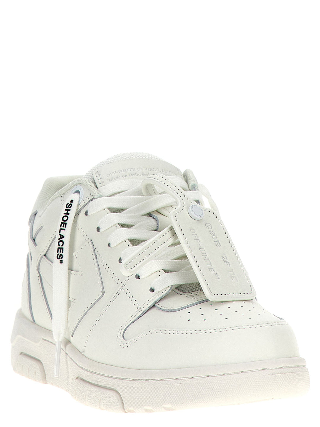 Off-white White Calfskin Low Top Sneakers
