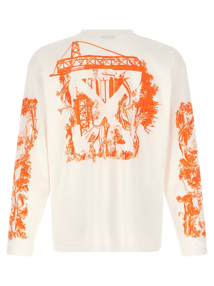 Off-white White Cotton T-shirt