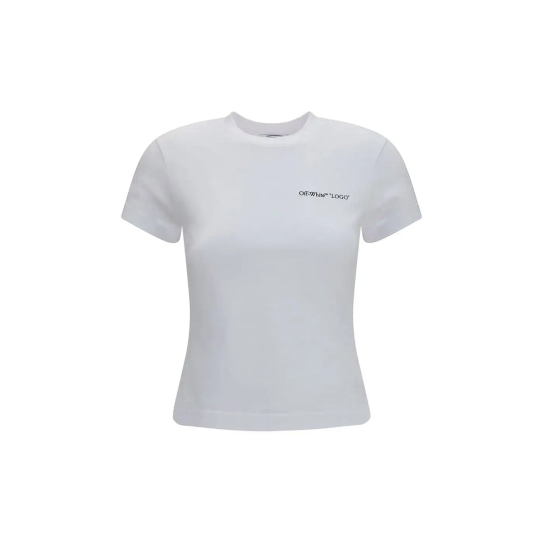 Off-white White Cotton T-shirt