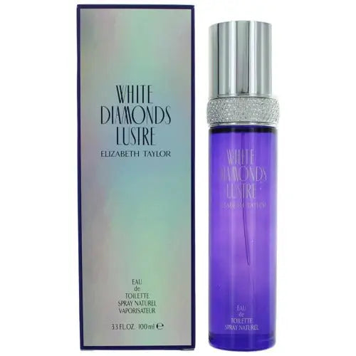 Electrifying White Diamonds Lustre Eau with Floral Elegance Women’s Perfume Elizabeth Taylor