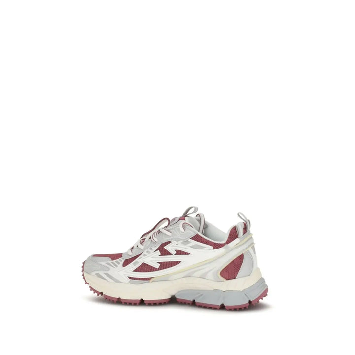 Off-white White Fabric Athletic Sneakers