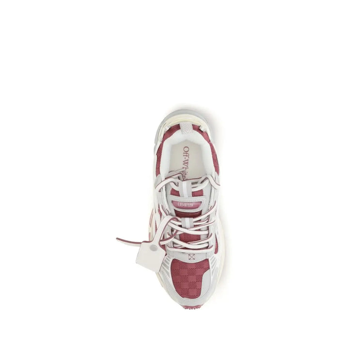 Off-white White Fabric Athletic Sneakers