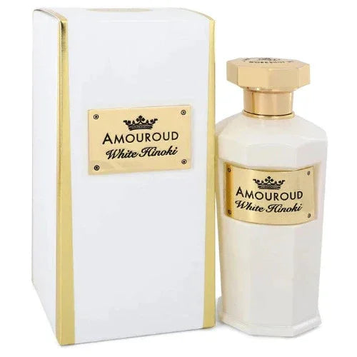 White Hinoki Perfume Unisex Fragrance with Tranquil Wood Essence Amouroud