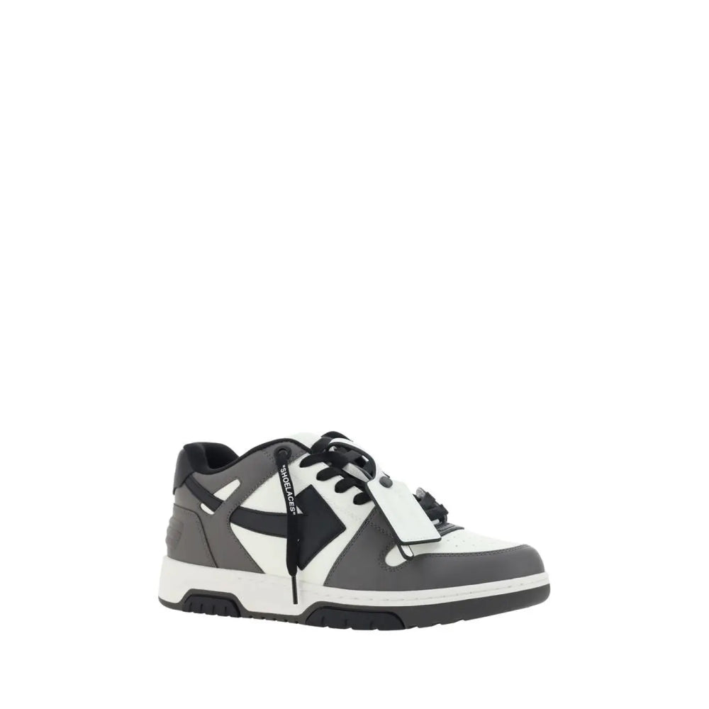 Off-white Multicolor Calf Leather Bos Taurus Athletic Sneakers