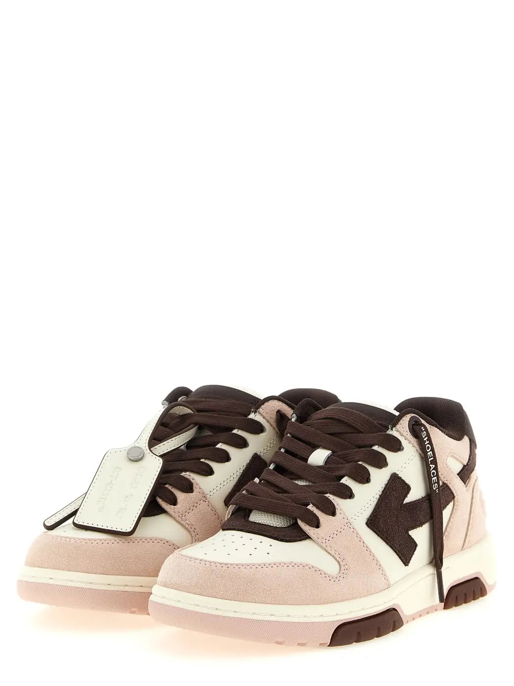 Off-white Multicolor Cowhide Low Top Sneakers