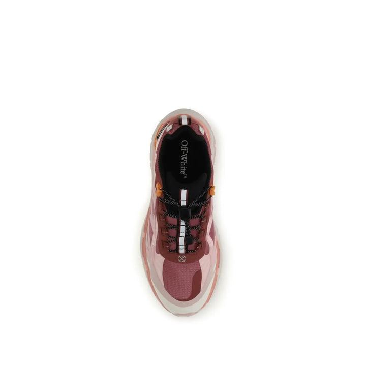 Off-white Multicolor Fabric Athletic Sneakers