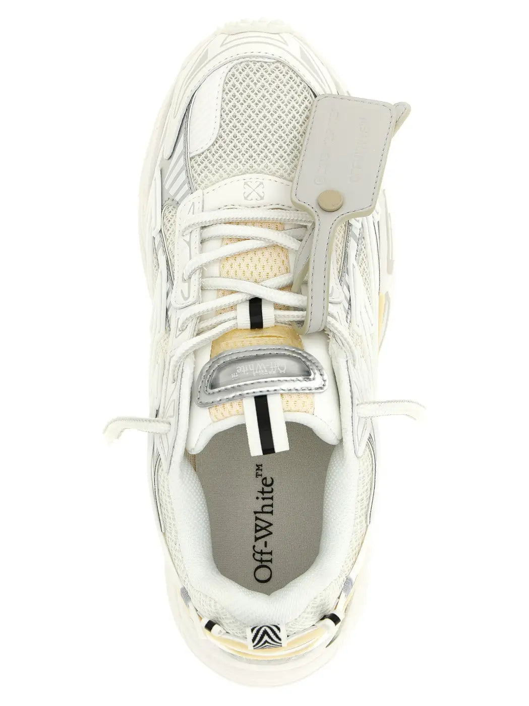 Off-white White Polyethylene Athletic Sneakers