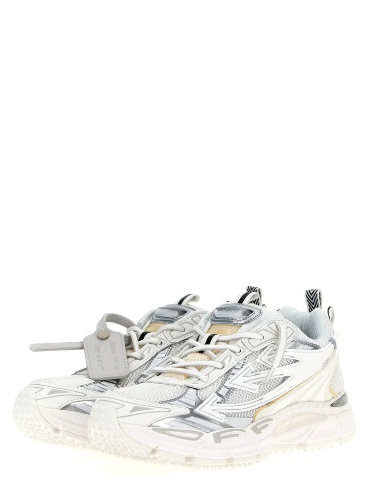 Off-white White Polyethylene Athletic Sneakers