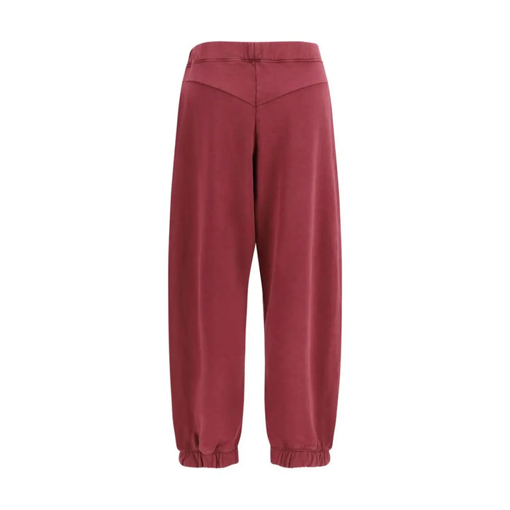 Off-white Purple Cotton Joggers (workout Pants)