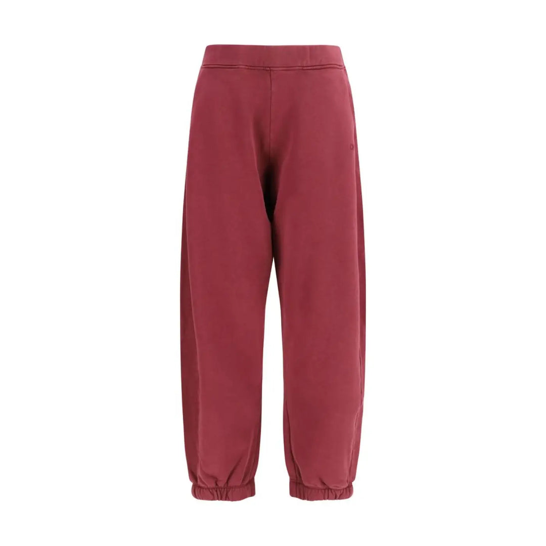 Off-white Purple Cotton Joggers (workout Pants)