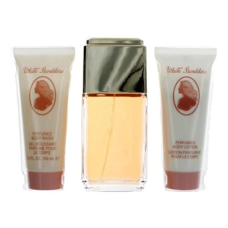 Alluring White Shoulders Cologne Spray And Perfumed Body Lotion Women’s Gift Sets Evyan