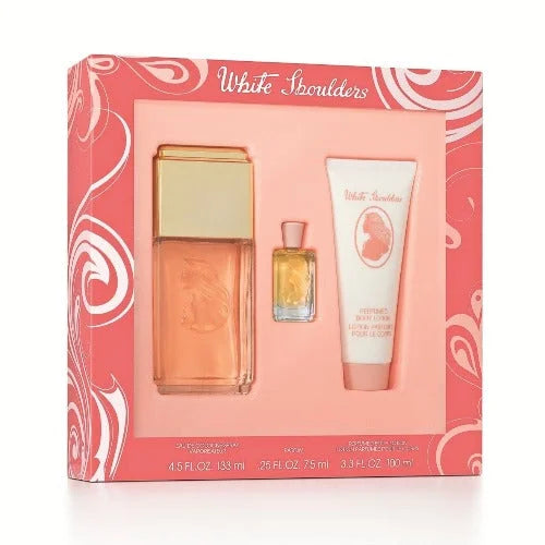 White Shoulders Perfume Gift Set for Women Eau De Cologne and Body Lotion Women’s Sets Evyan