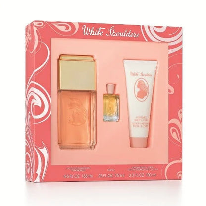White Shoulders Perfume Gift Set for Women Eau De Cologne and Body Lotion Women’s Sets Evyan