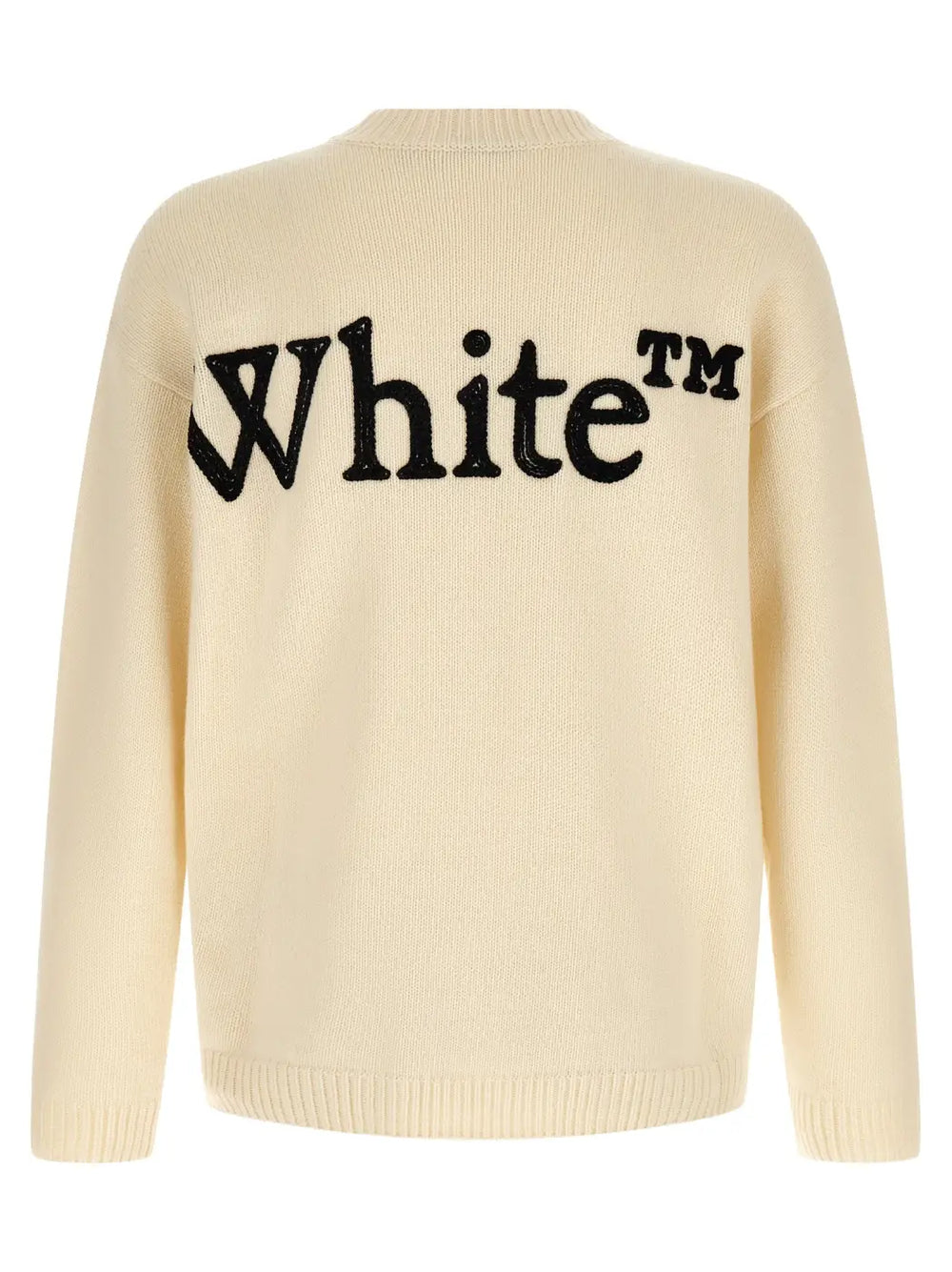 Off-white White Wool Cardigan