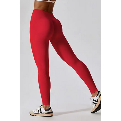 Elevate Your Workout with Wide Waistband Slim Fit Sports Leggings Trendsi