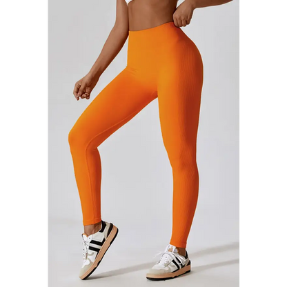 Elevate Your Workout with Wide Waistband Slim Fit Sports Leggings Trendsi