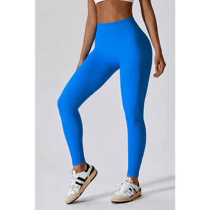 Elevate Your Workout with Wide Waistband Slim Fit Sports Leggings Trendsi