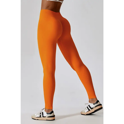 Elevate Your Workout with Wide Waistband Slim Fit Sports Leggings Trendsi