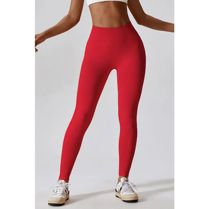 Elevate Your Workout with Wide Waistband Slim Fit Sports Leggings Trendsi