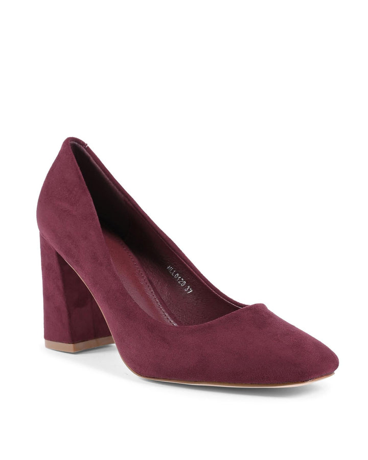 Women’s 19v69 Italia Bordeaux Fabric Platform Pumps