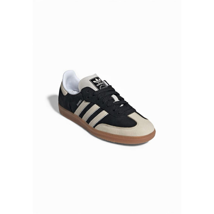 Women’s Adidas Originals Black Leather Low Top Sneakers