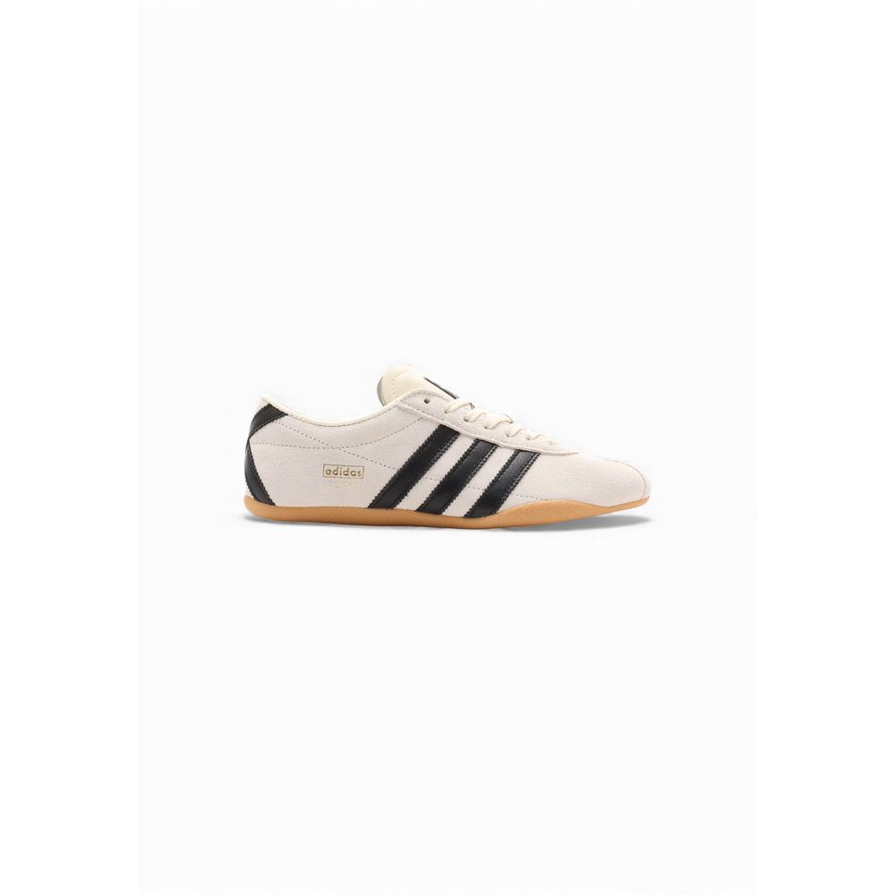 Women’s Adidas Originals Black and White Suede Leather Athletic Sneakers