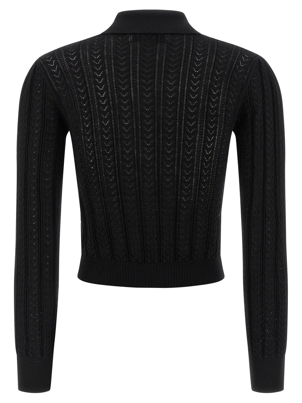 Women’s Alessandra Rich Black Cotton Cardigan