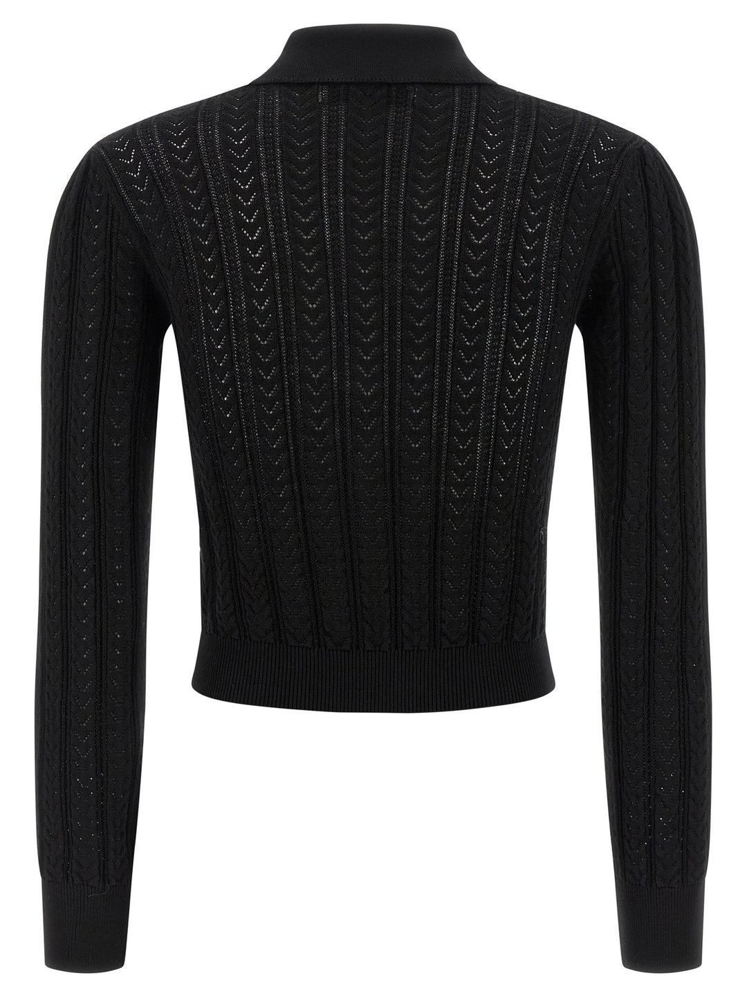 Women’s Alessandra Rich Black Cotton Cardigan