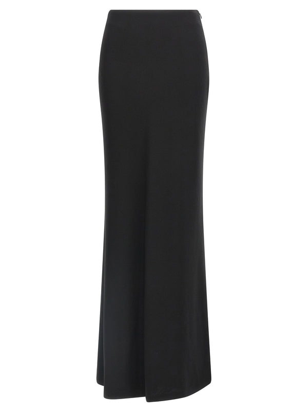 Women’s Alessandra Rich Black Virgin Wool Mini Skirt