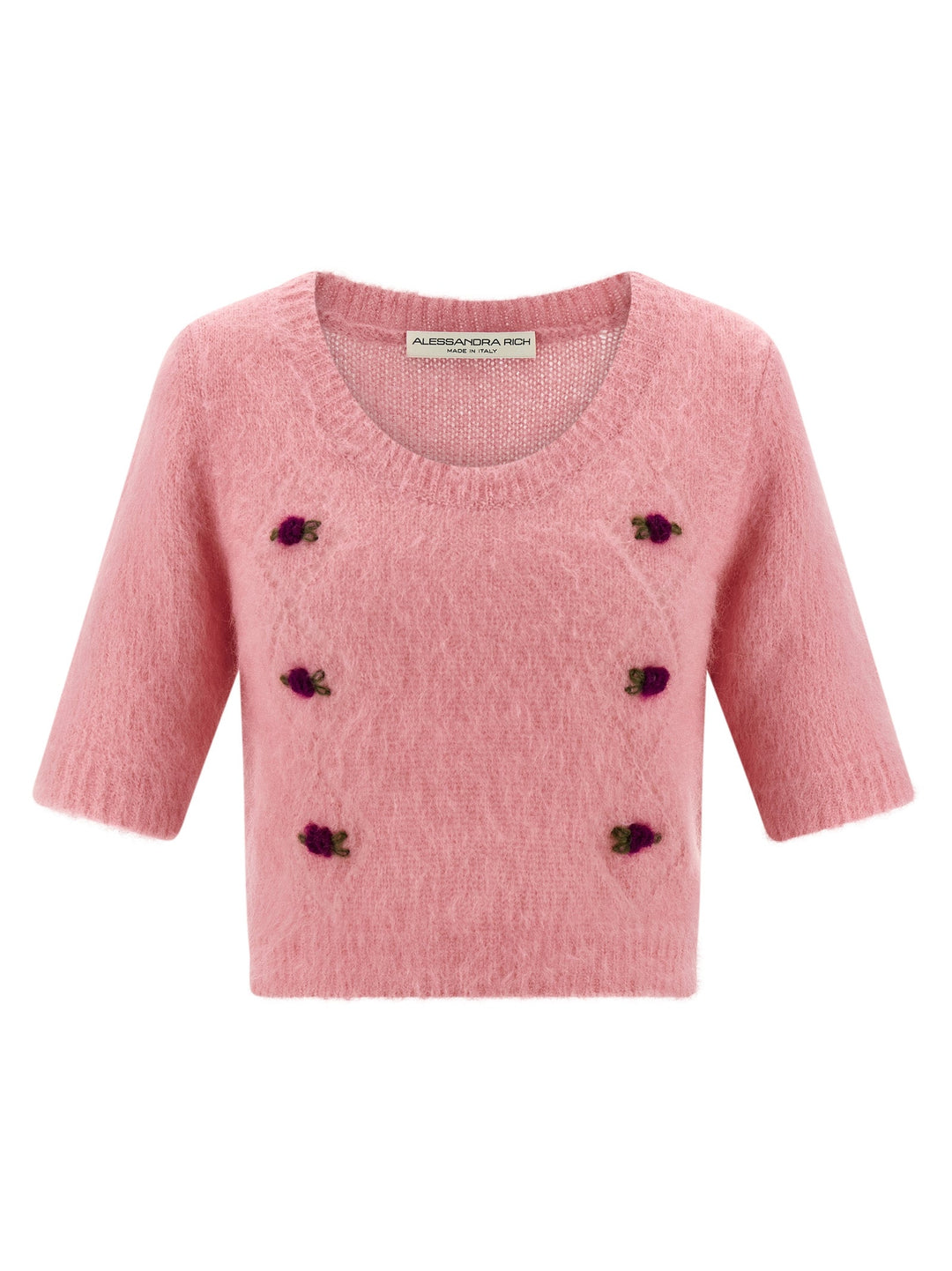 Women’s Alessandra Rich Multicolor Wool Cardigan